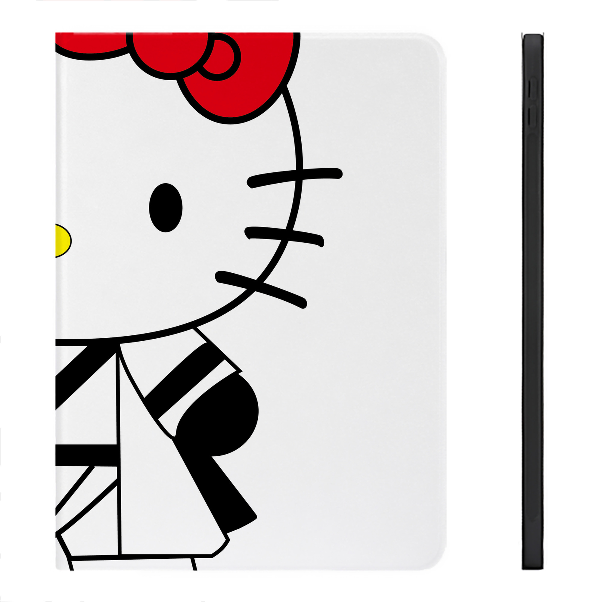 （画像用） Hello Kitty ハローキティ IPadケース ペンホルダー付き ブックスタイルデザイン